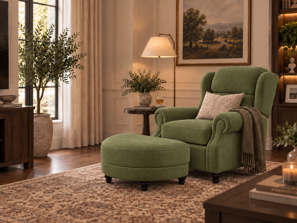 The Roosevelt Tilt & Ottoman