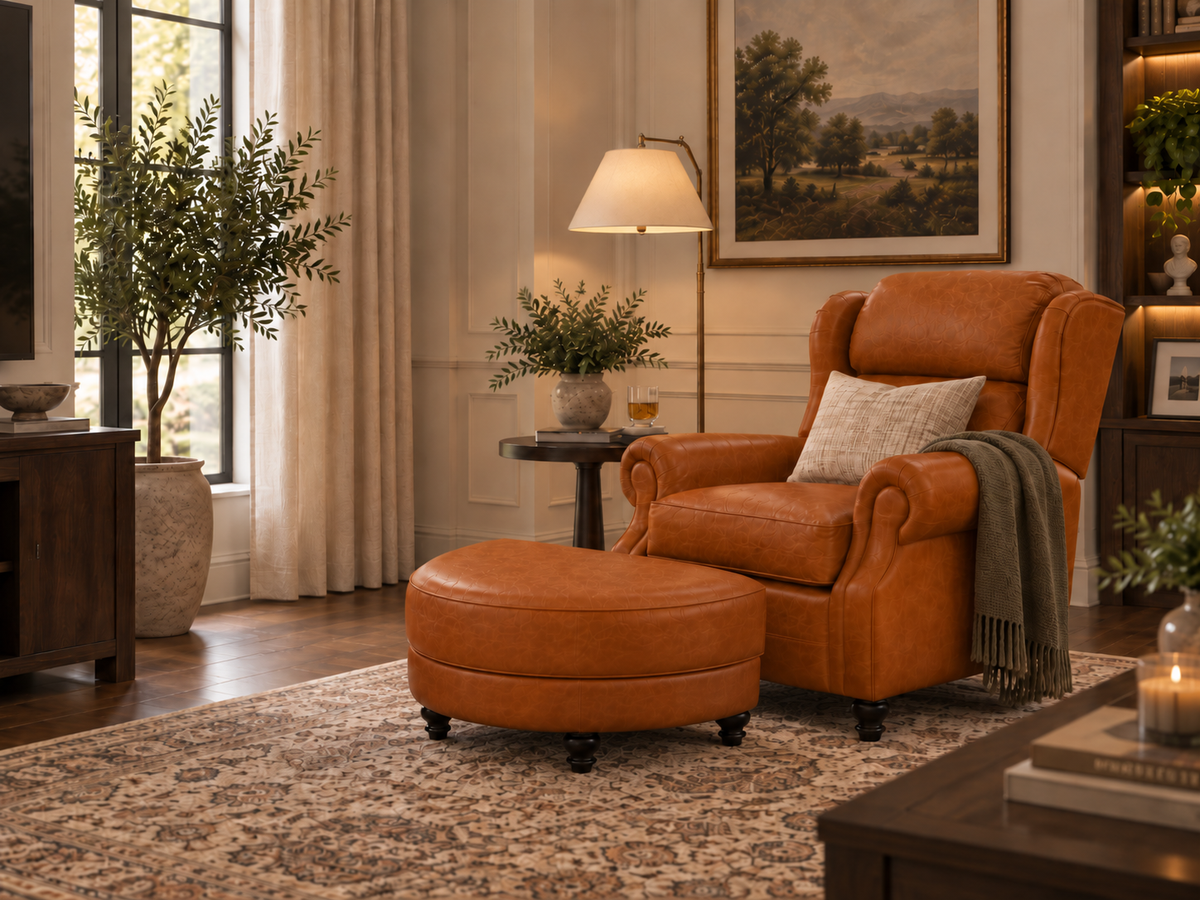 The Roosevelt Tilt & Ottoman