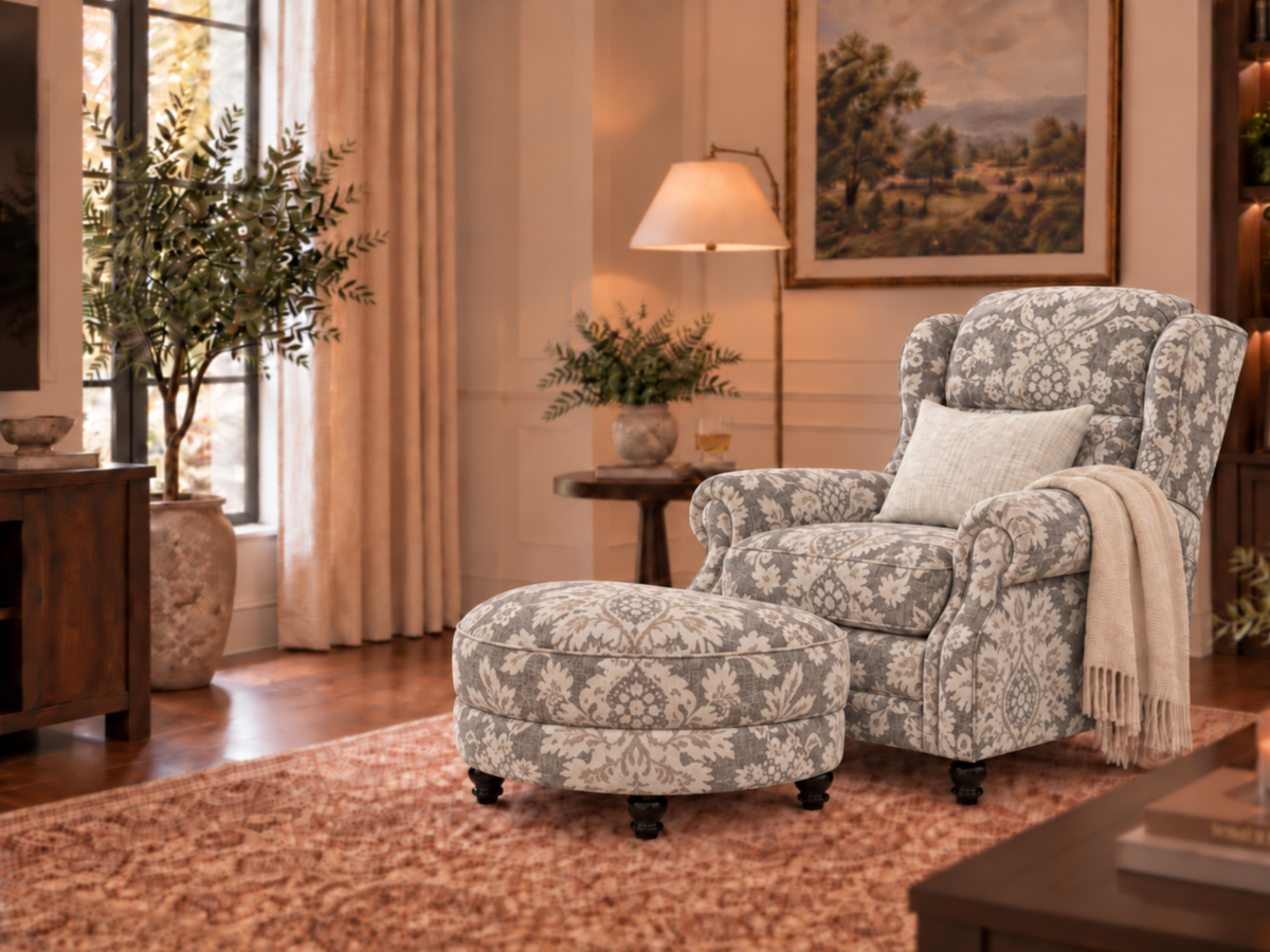 The Roosevelt Tilt & Ottoman