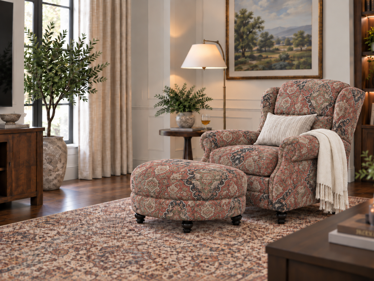 The Roosevelt Tilt & Ottoman