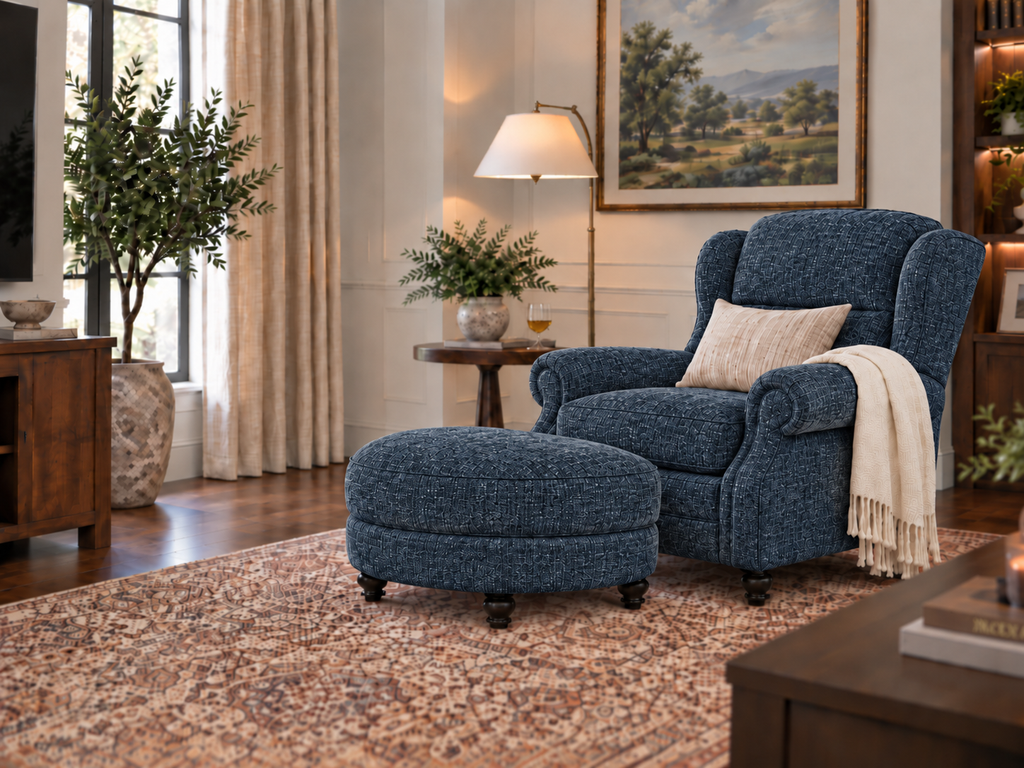 The Roosevelt Tilt & Ottoman