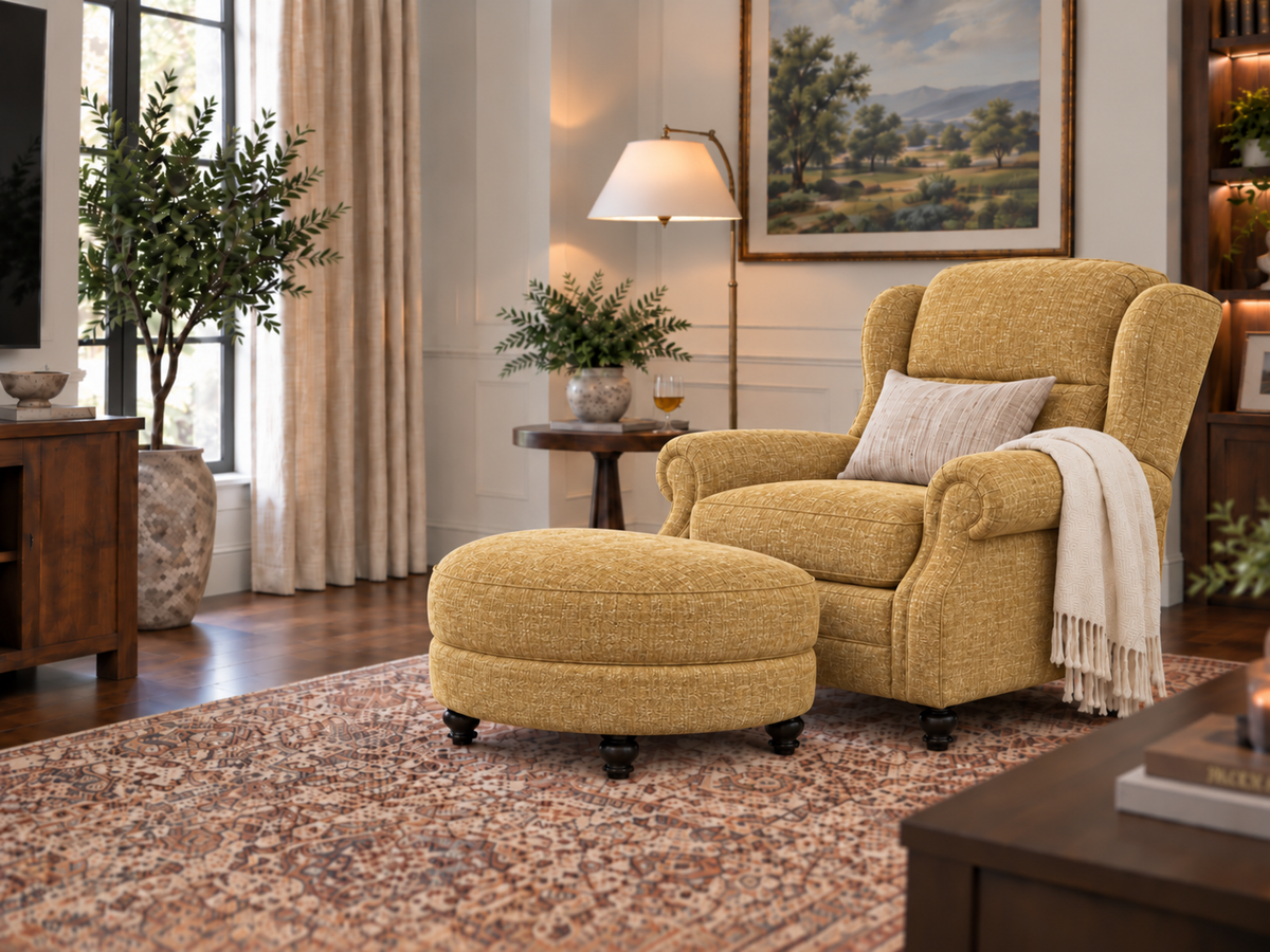 The Roosevelt Tilt & Ottoman