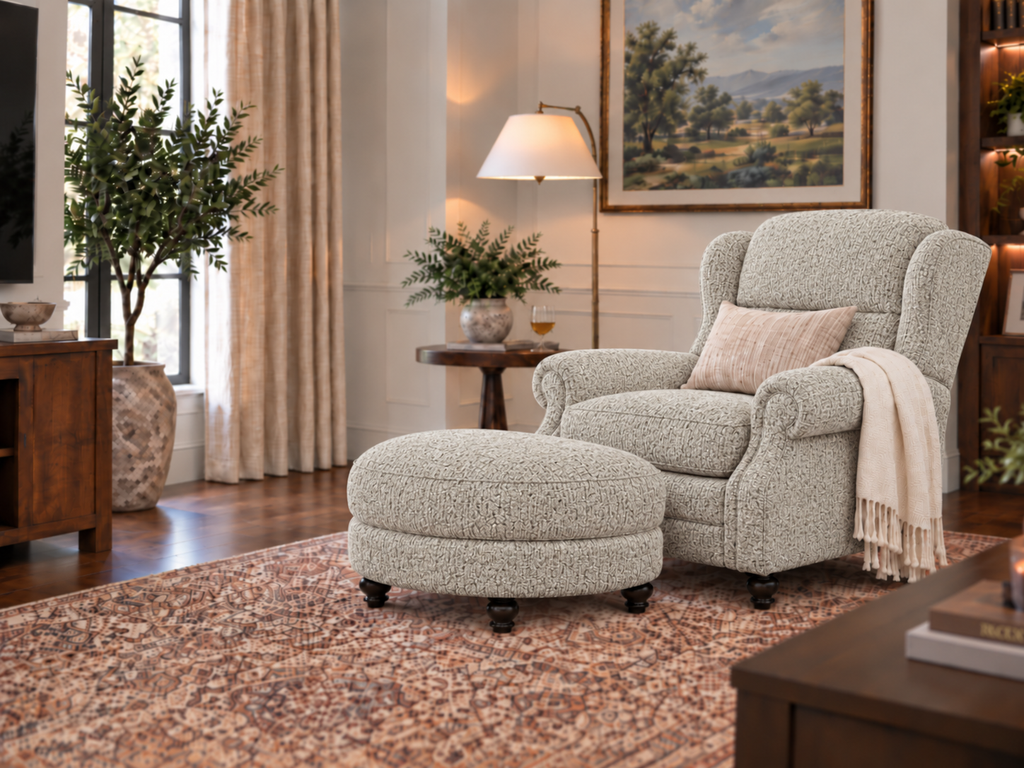 The Roosevelt Tilt & Ottoman