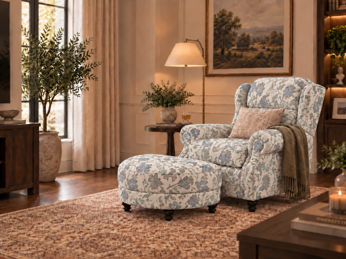 The Roosevelt Tilt & Ottoman