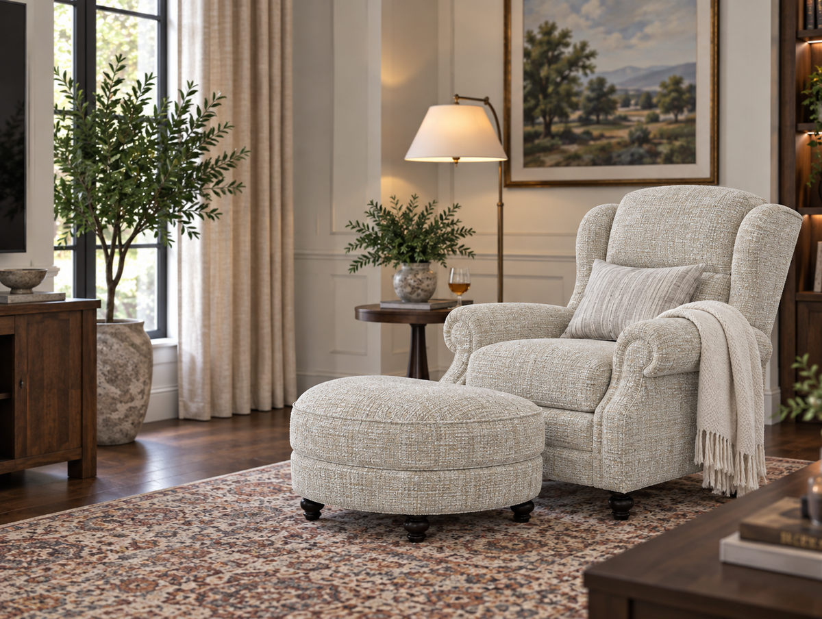 The Roosevelt Tilt & Ottoman